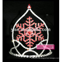 Art und Weisefarbenhaarschmucksache-Schneeflockekindtiaras wholesale